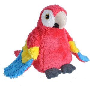 Wild Republic Pocketkins Macaw Plush, Stuffed Animal Plush Toy Gifts for Kids 5"